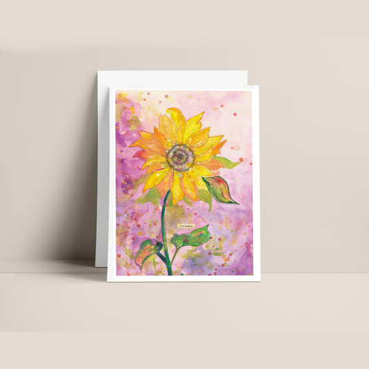 "I Am Becoming" 5x7" Greeting Card