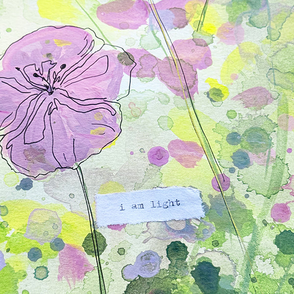 "I Am Light" 5x7" Greeting Card