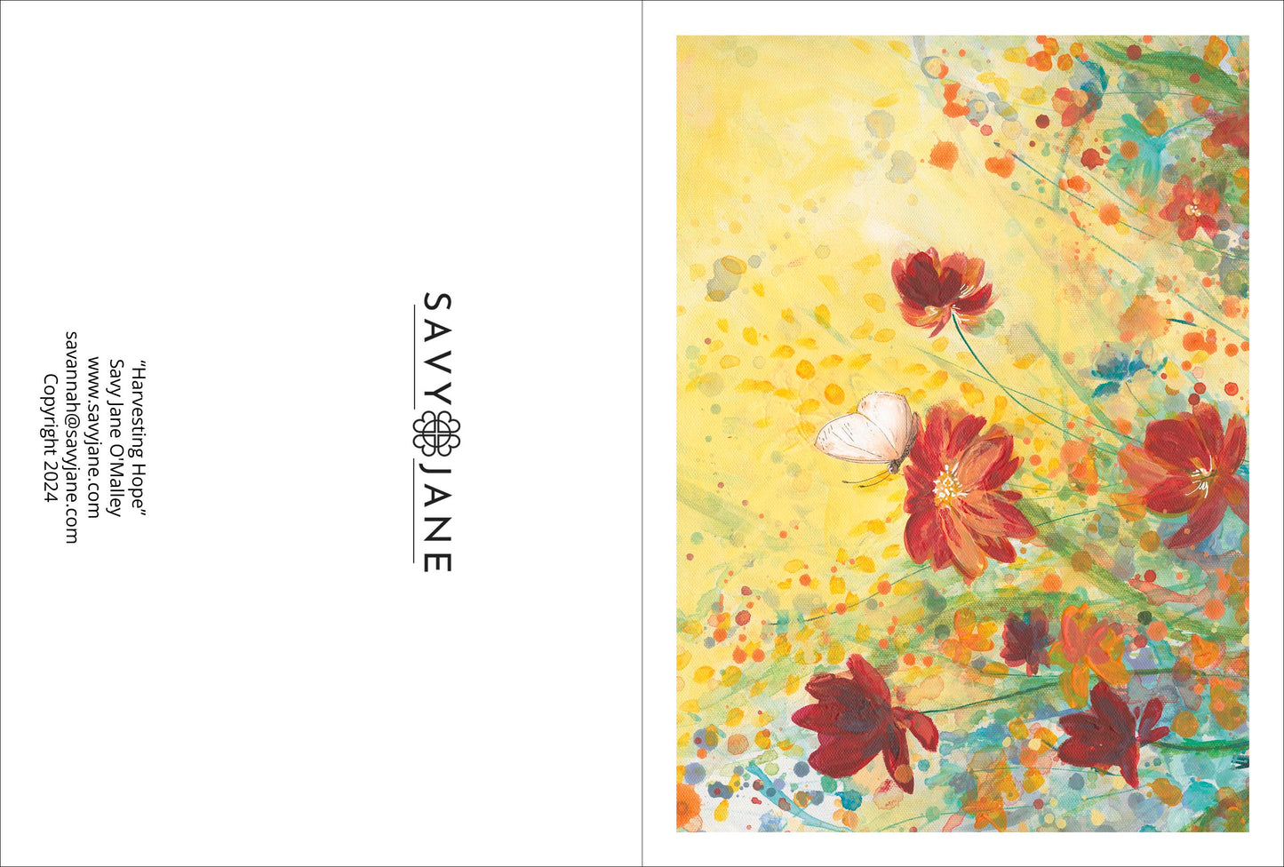 "Hope's Harmony" 7x5" Greeting Card