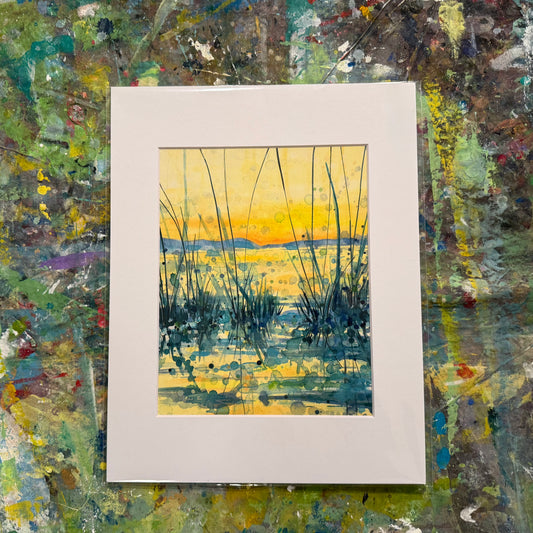 "Golden Hour" 8x10" Fine Art Print with Matboard