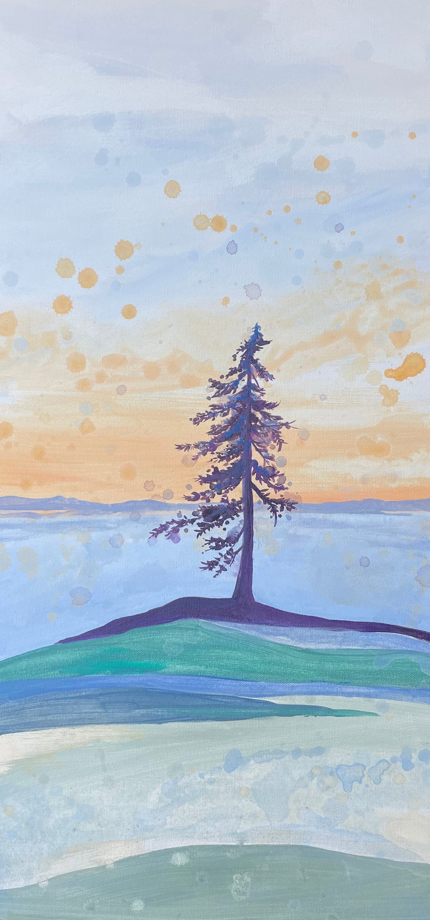 "Light Embrace" 15x30" Original Painting