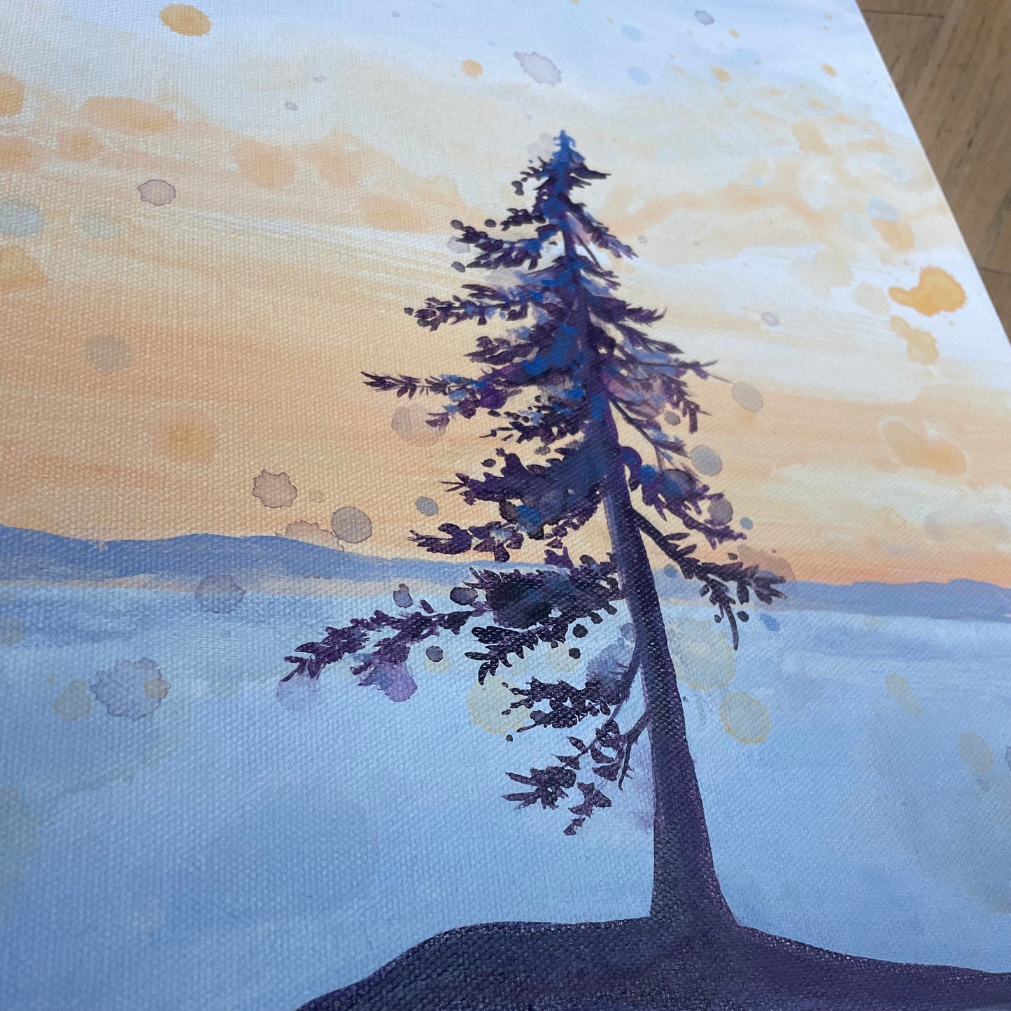 "Light Embrace" 15x30" Original Painting