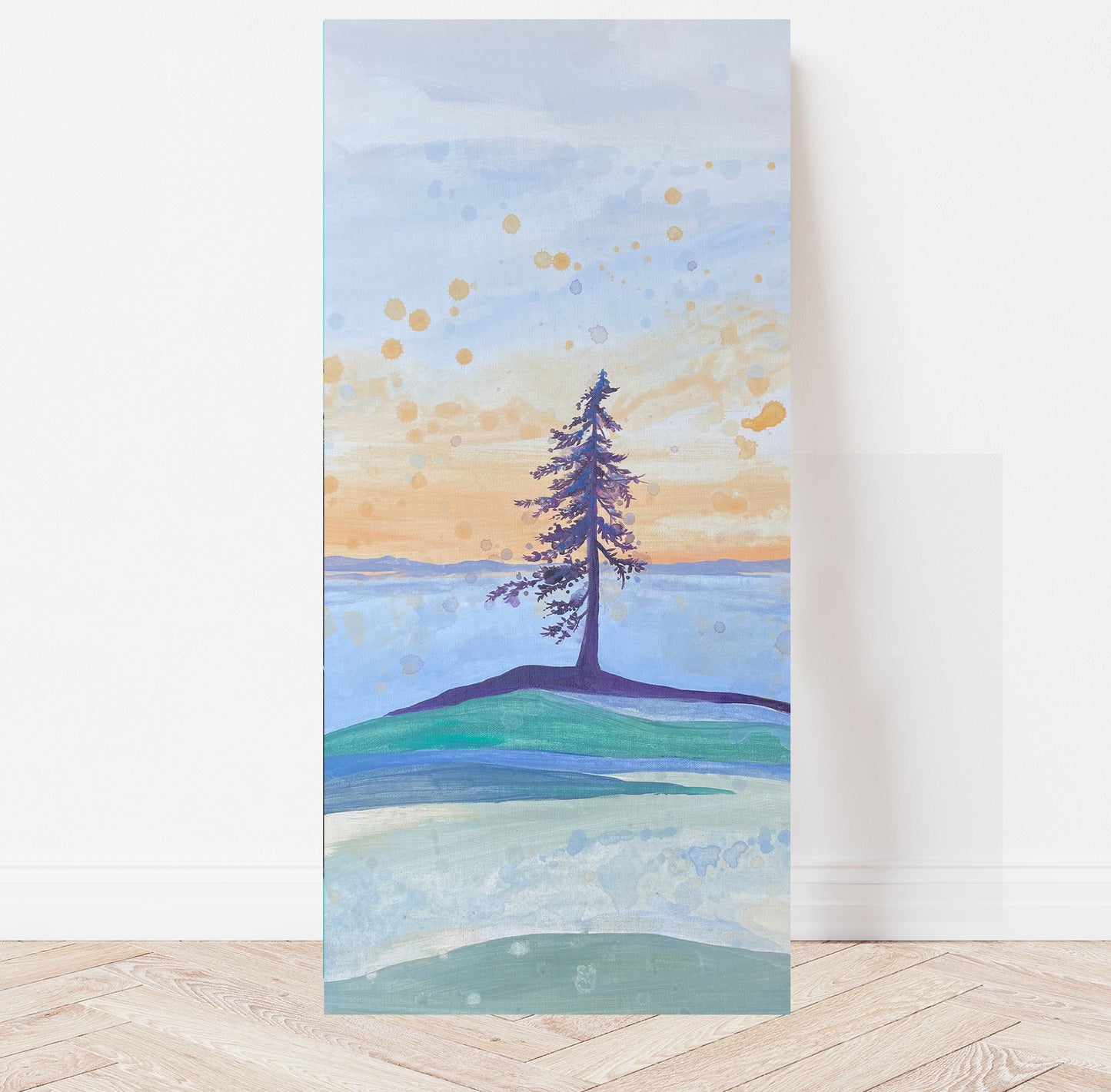 "Light Embrace" 15x30" Original Painting