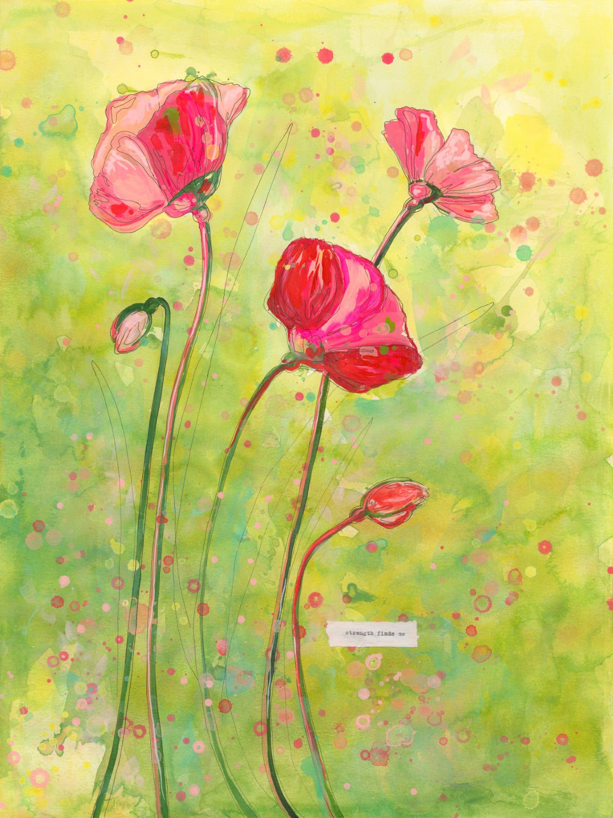 PRE-LAUNCH_"Strength Finds Me" 18x24" Original Painting