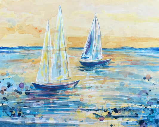 "Solace Sails" Fine Art Print