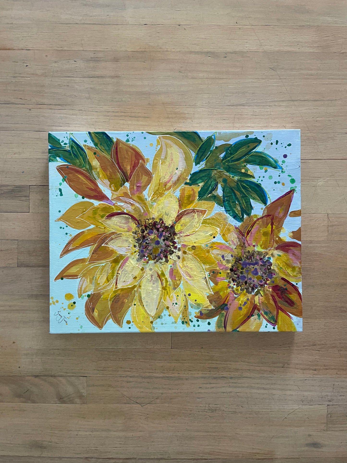 SOLD - "Soulflower I" 20x16" Original Painting