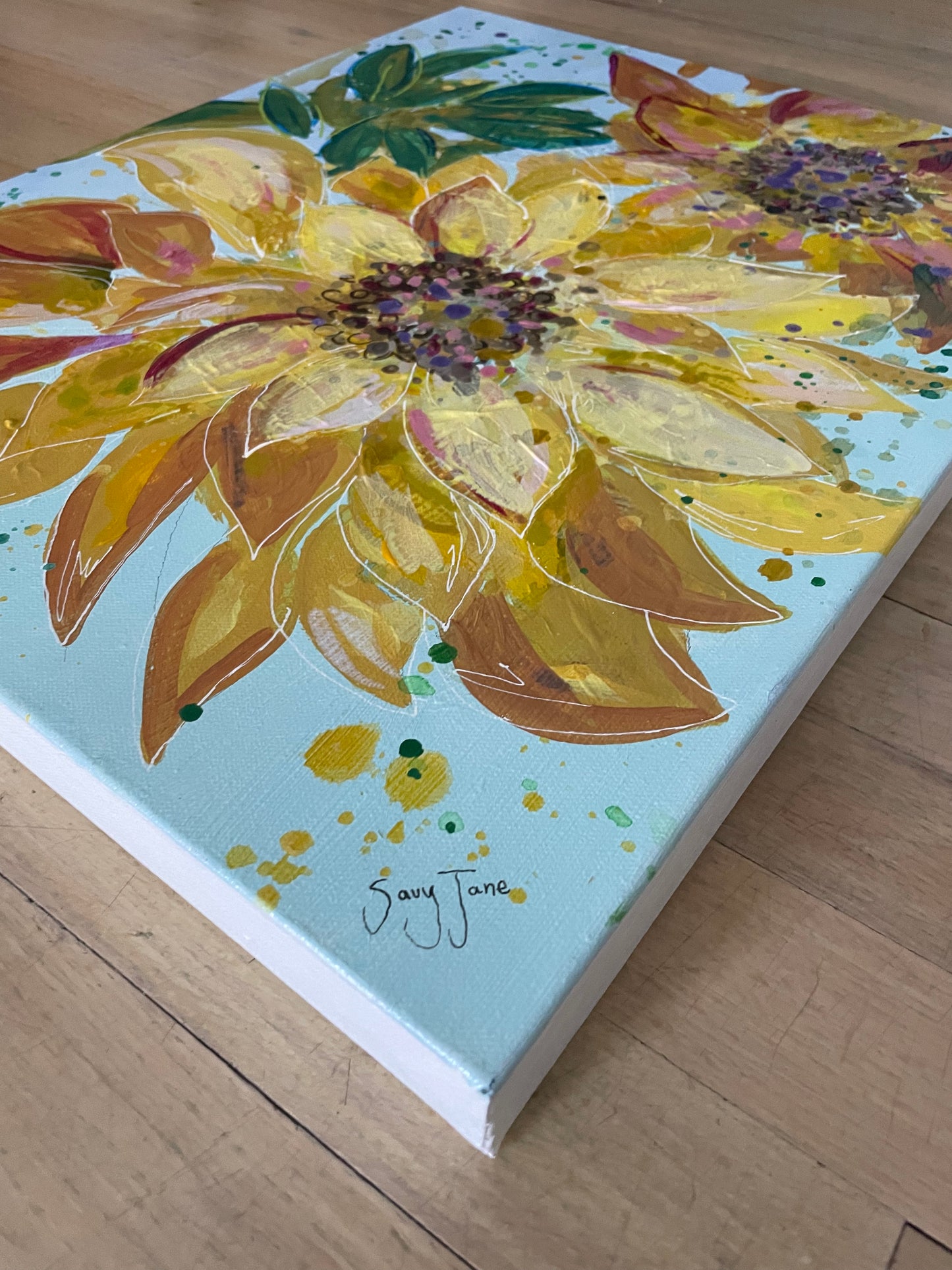 SOLD - "Soulflower I" 20x16" Original Painting