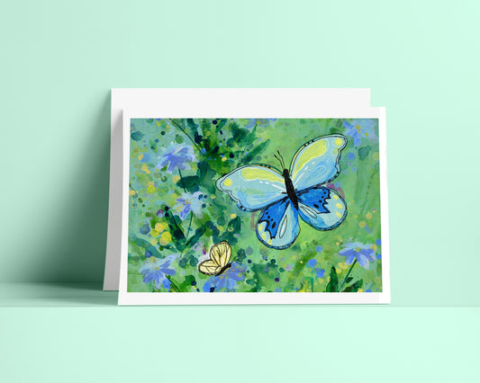 "Spring Spirit" Greeting Card Horizontal