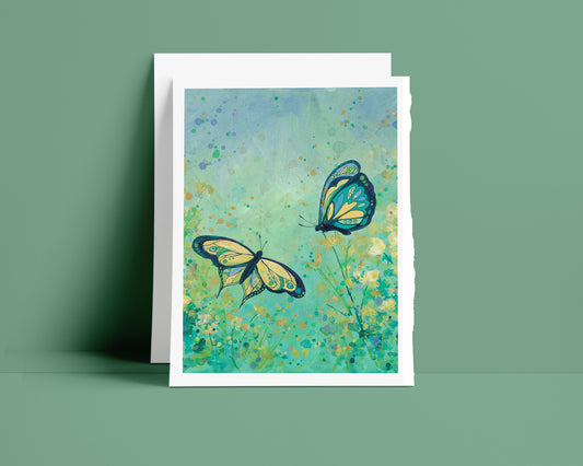 "Garden Gaze" Greeting Card